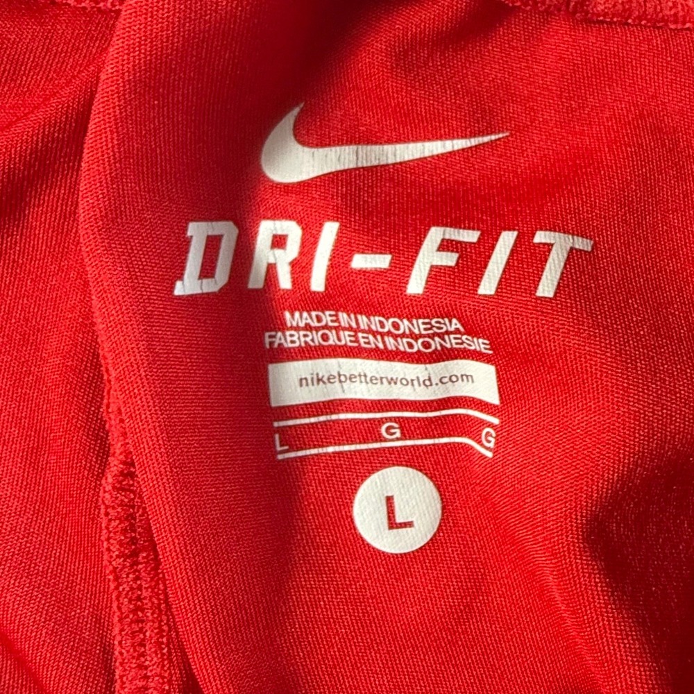 Nike Dri-FIT Shorts Mens Large Athletic Basketball Red Performance Shorts - Picture 4 of 9